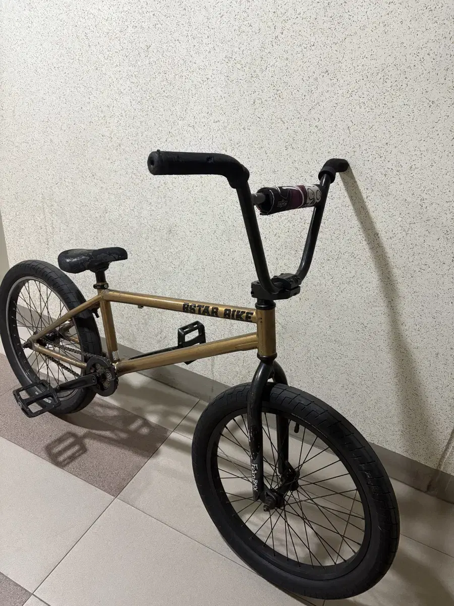 비스타 커스텀 바이크 골드 bmx